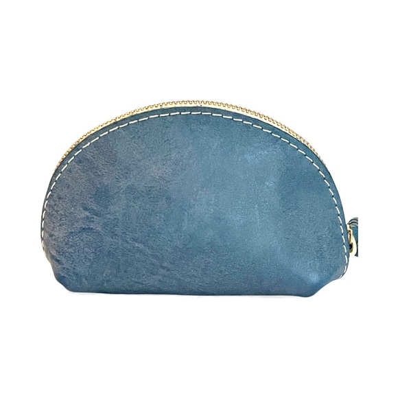 Portland Leather Goods Taco Tassel Pouch Indigo - Picture 2 of 6